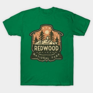 Redwood National Park Travel Sticker T-Shirt